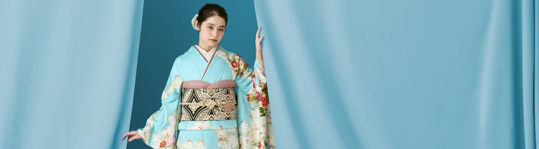 青色の振袖が与える印象と人気の理由